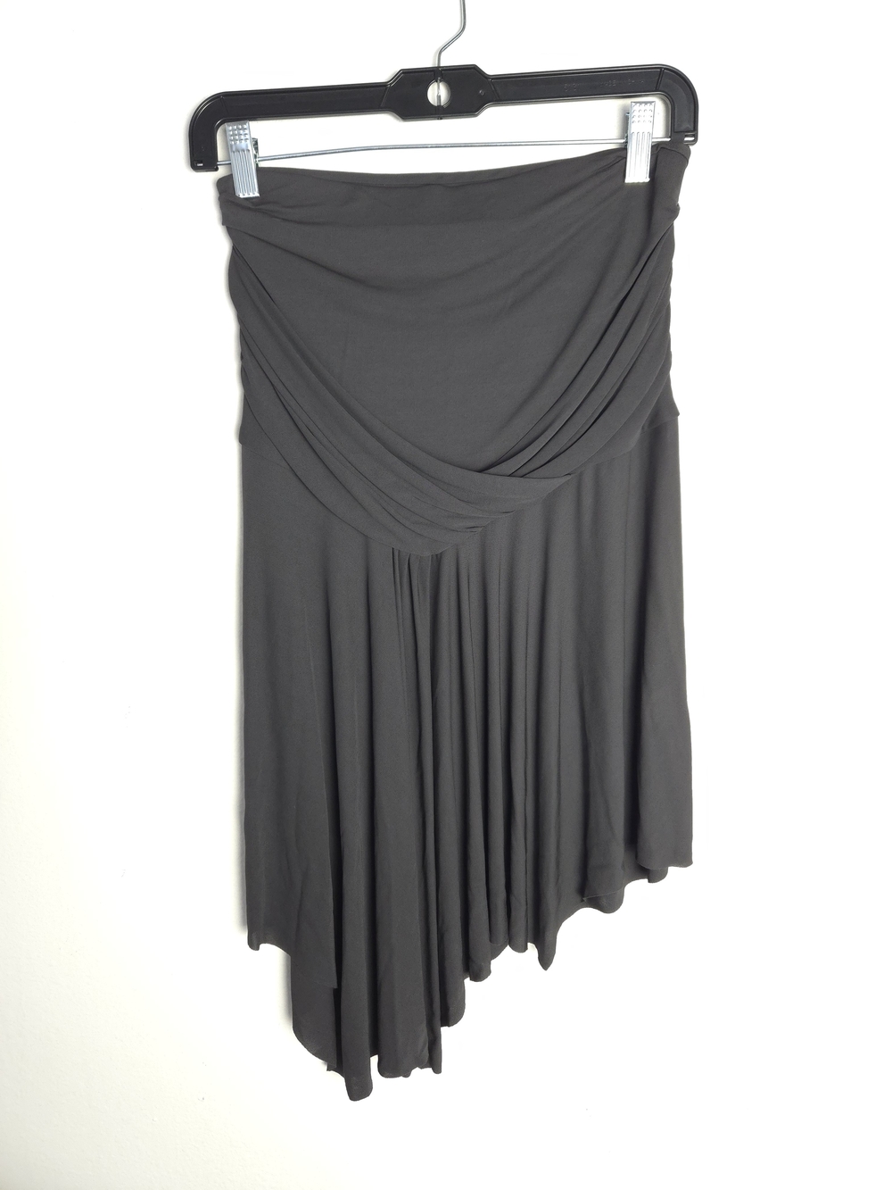 NWT Helmut Lang Vortex Asymmetrical Skirt Designer Shaded Blue P